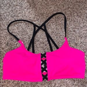 PINK bikini top size medium